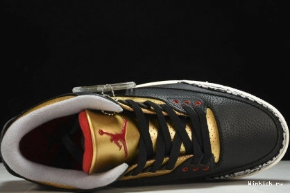 Air “Black 3 Jordan Gold” 1004